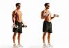 Biceps: Standing dumbbell curl Encore standing dumbbell curl